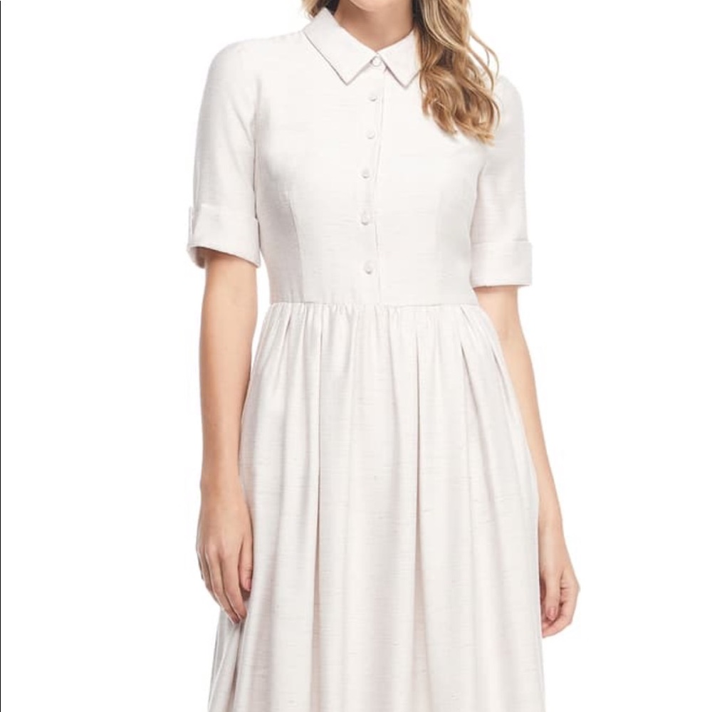 Gal meets glam NWT Fit and Flare textured dress